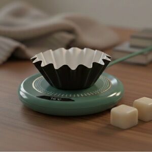 Green Electric Wax Warmer Kit- comes with wax melts & reusable liner cups